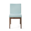 Contemporary Dining Chair SetWith Upholstered Fabric
