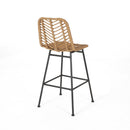 Sawtelle - Outdoor Wicker Barstools (Set of 2)