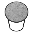 Round Accent Side Table, Contemporary & Modern