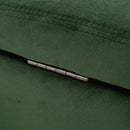 Glouster - Storage Ottoman - Retro Green