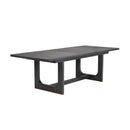 Waterfall - Rectangular Dining Table - Deep Ebony