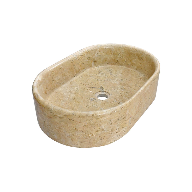 Bathroom Vessel Sink, Semi Polished Surface