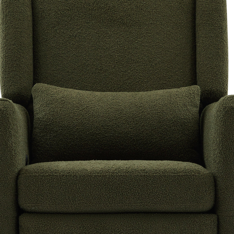 Wide Wingback Swivel Rocker Recliner Chair For Living Room