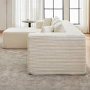 Modular Sofa With Golden Square Legs