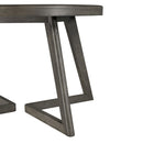 Cross - Round Dining Table - Dark Gray