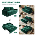 Pull Out Sofa Bed, 3 Seat Convertible Sleeper Sofa With 2 In 1 Pillow And Blanket Set
