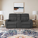 Strait - Power Reclining Loveseat - Atlantic Fine Furniture Inc