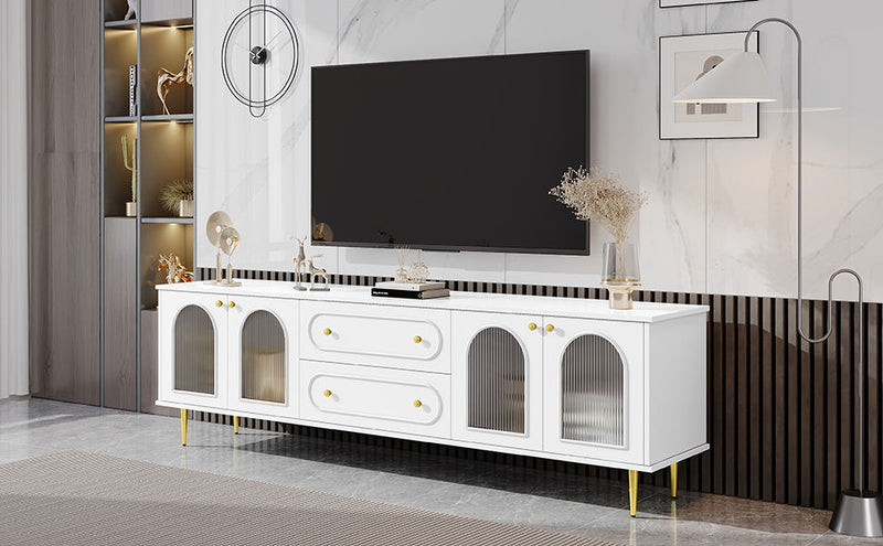 TV Cabinet With 2 Drawers And 2 Cabinets