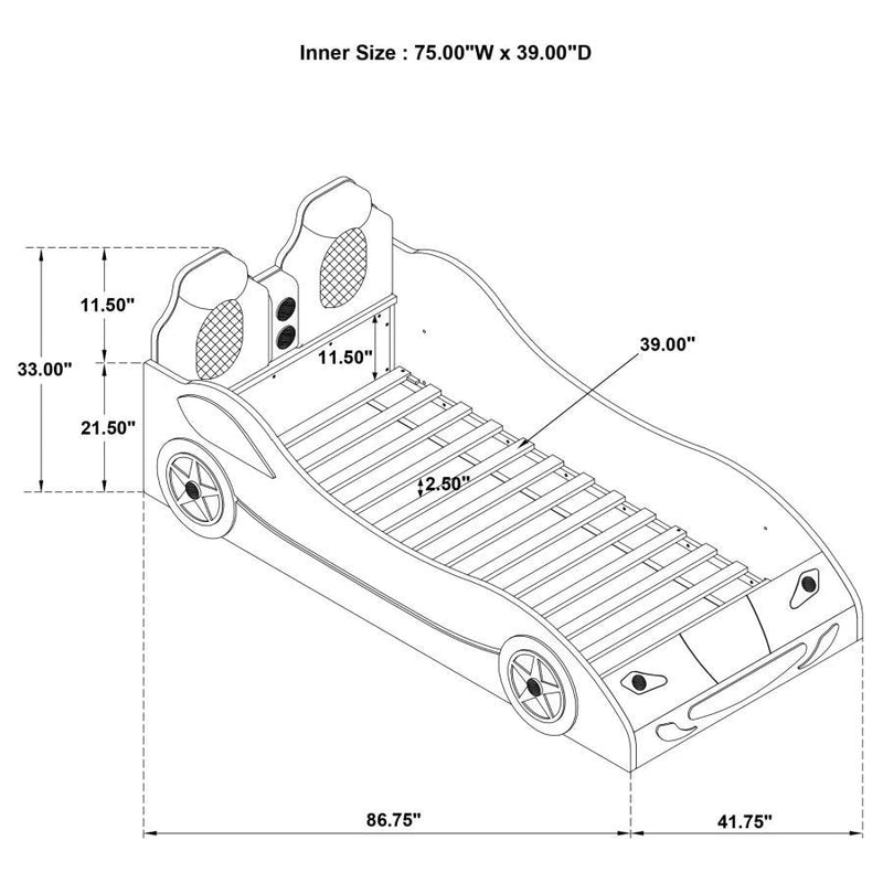 Cruiser - Wood LED Car Bed