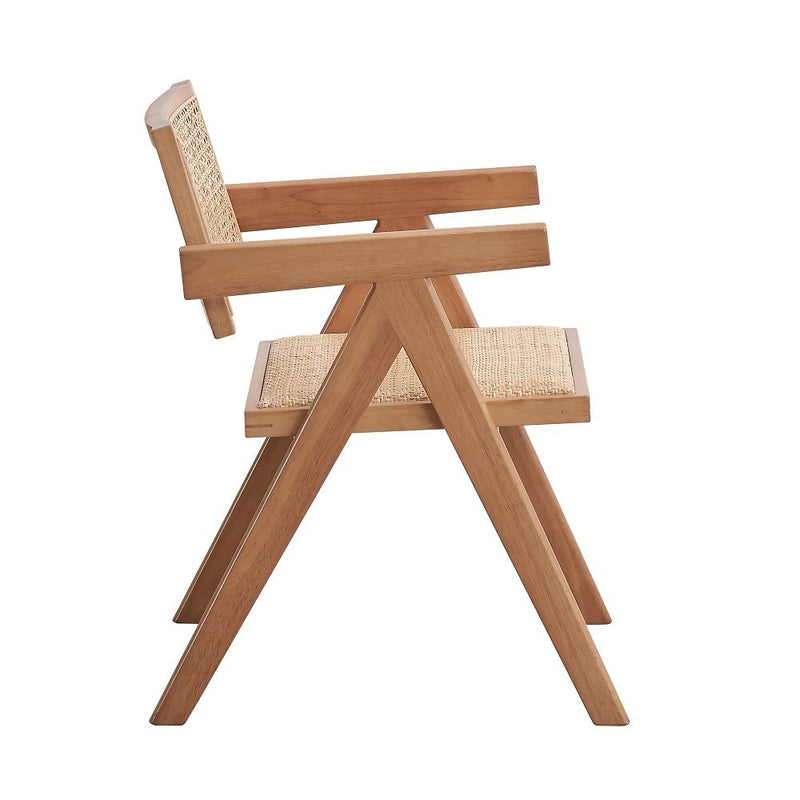 Velentina - Arm Chair (Set of 2) - Rattan & Natural