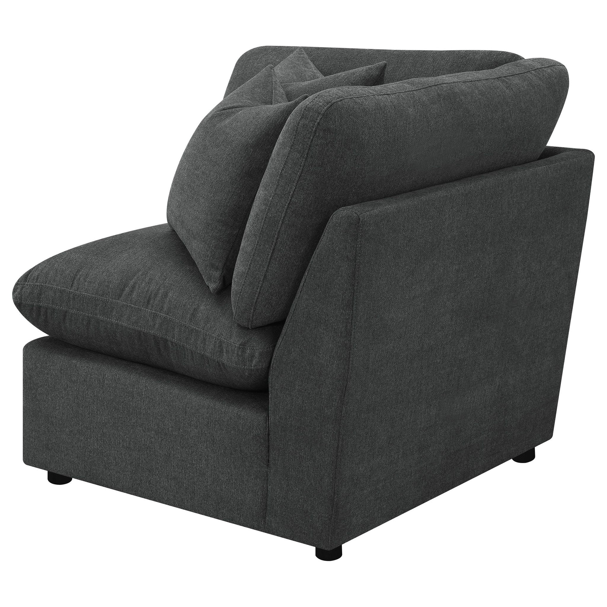 Collins Modular Corner Chair Dark Grey