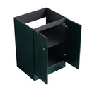 Contemporary Freestanding Bathroom Vanity With Resin Sink & Soft-Close Cabinet Doors