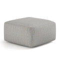 Nate - Handcrafted Square Pouf