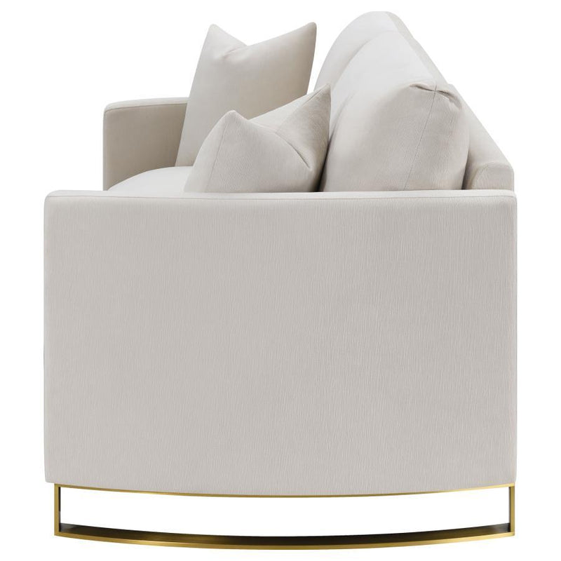 Corliss - Upholstered Arched Arm Loveseat