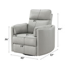 Sagen - Recliner With Swivel & Glider