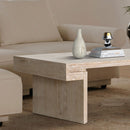 American Vintage Industrial Coffee Table, Double Tier Design