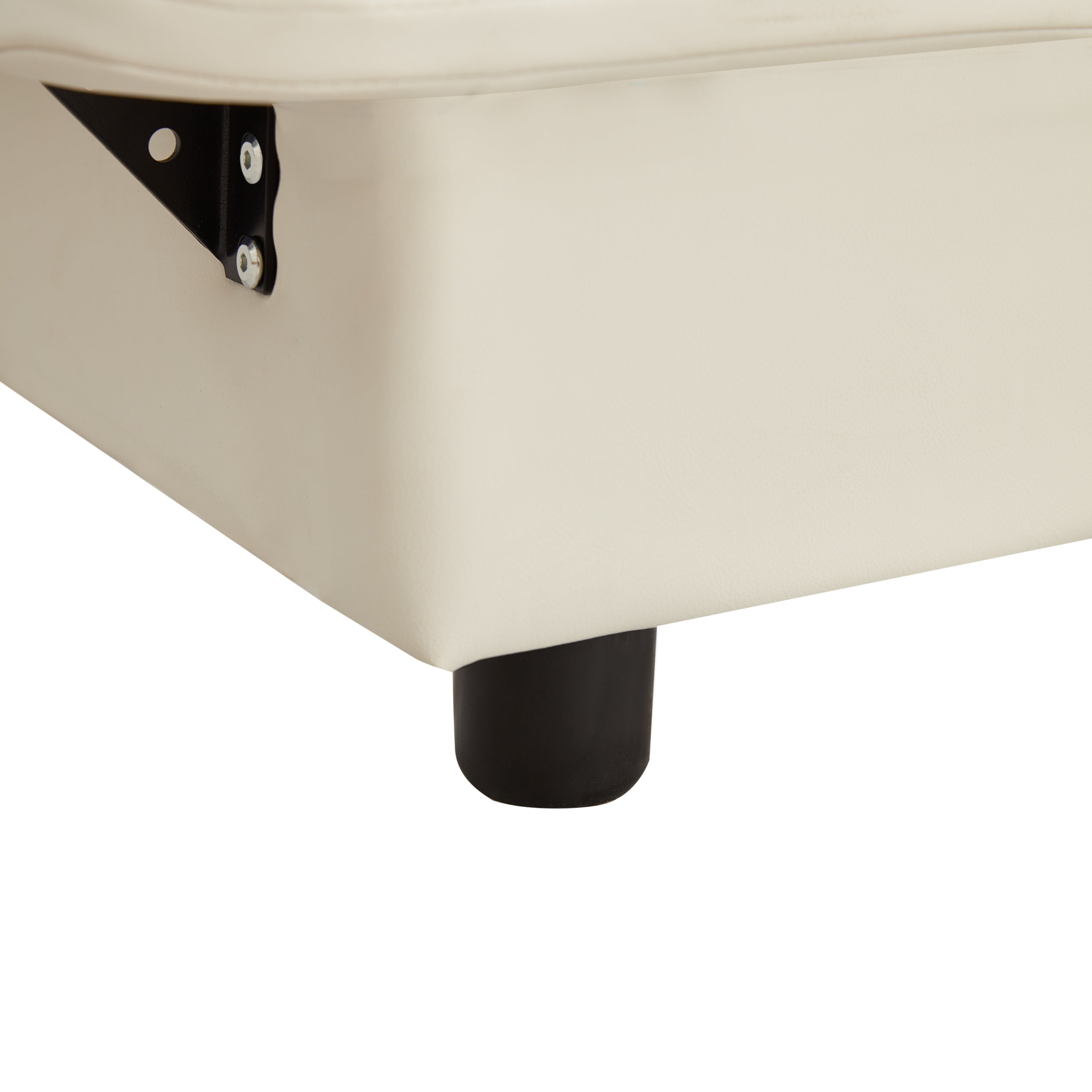 Queen Size Upholstered Platform Bed with Sensor Light and Ergonomic Design Backrests, White - Atlantic Fine Furniture Melbourne FL