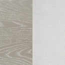 Evangeline - Curved Fabric Upholstered Bench - Silver Oak