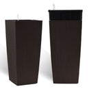 Large Self Watering Flower Pot With Drainage Holes & Inner Tray