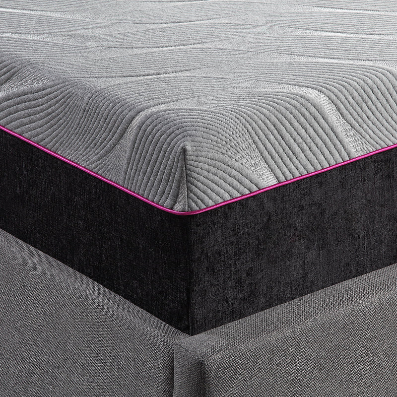 Renew - 11" King Size Flex Head Cooling Fast Responding Latex Foam Mattress - Gray
