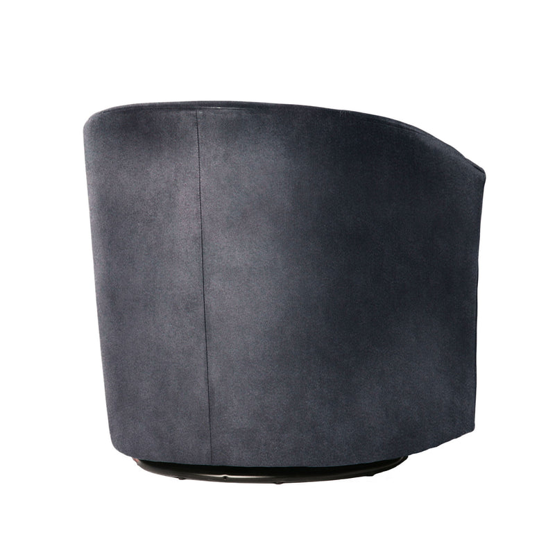 Eden - Swivel Chair With Microfiber Upholstery And Hardwood Frame