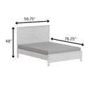 Albany - Bed Frame With Headboard, Heavy Duty Modern Rustic Design