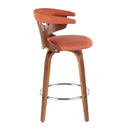 Gardenia - Mid Century Modern Fixed Height Counter Stool With Swivel (Set of 2)