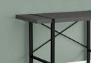 Computer Desk For Home Office, Laptop, Modern Convenient Design - Gray