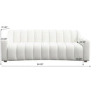 Marcus - Luxury Tight Back Boucle Couch - Cream / Creamy White / Ivory