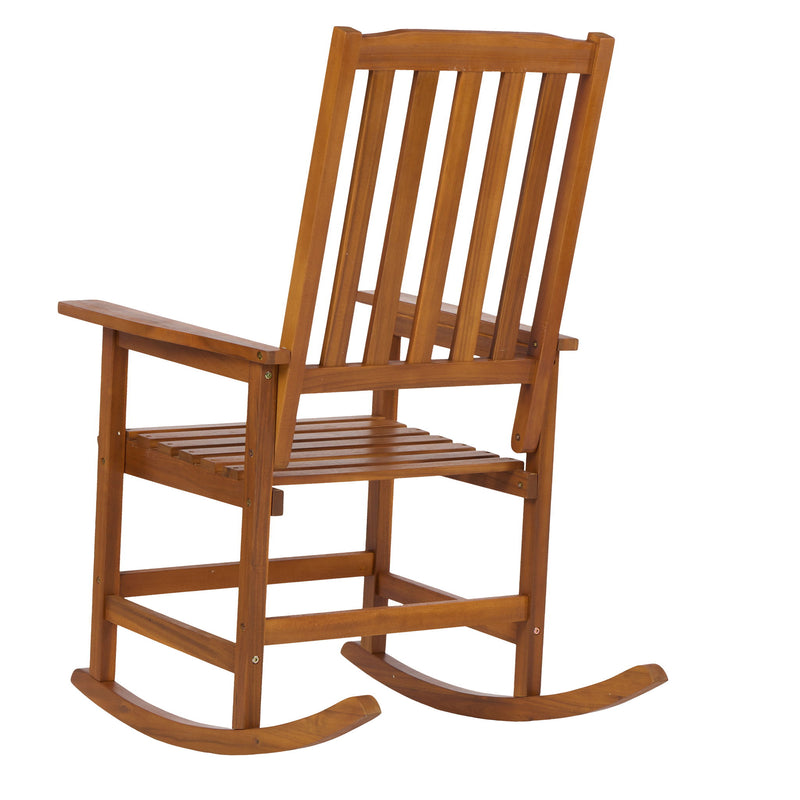 Acacia Indoor Rocking Chair, Outdoor Solid Patio Furniture