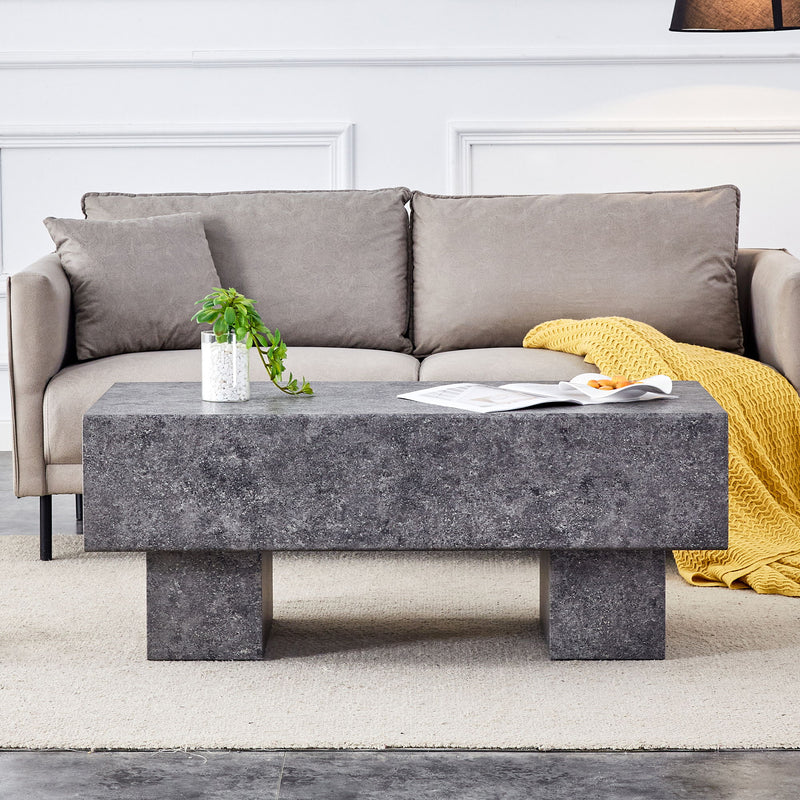 Modern Simple Marble Texture Coffee Table