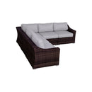 Outdoor Wicker Sofa Seating Group With Cushions