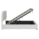 Upholstered Platform Bed With Hydraulic Storage System