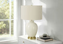 Transitional Lighting, Table Lamp - Cream