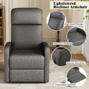 Modern Recliner Manual, Home Theater Chair With Adjustable Backrest