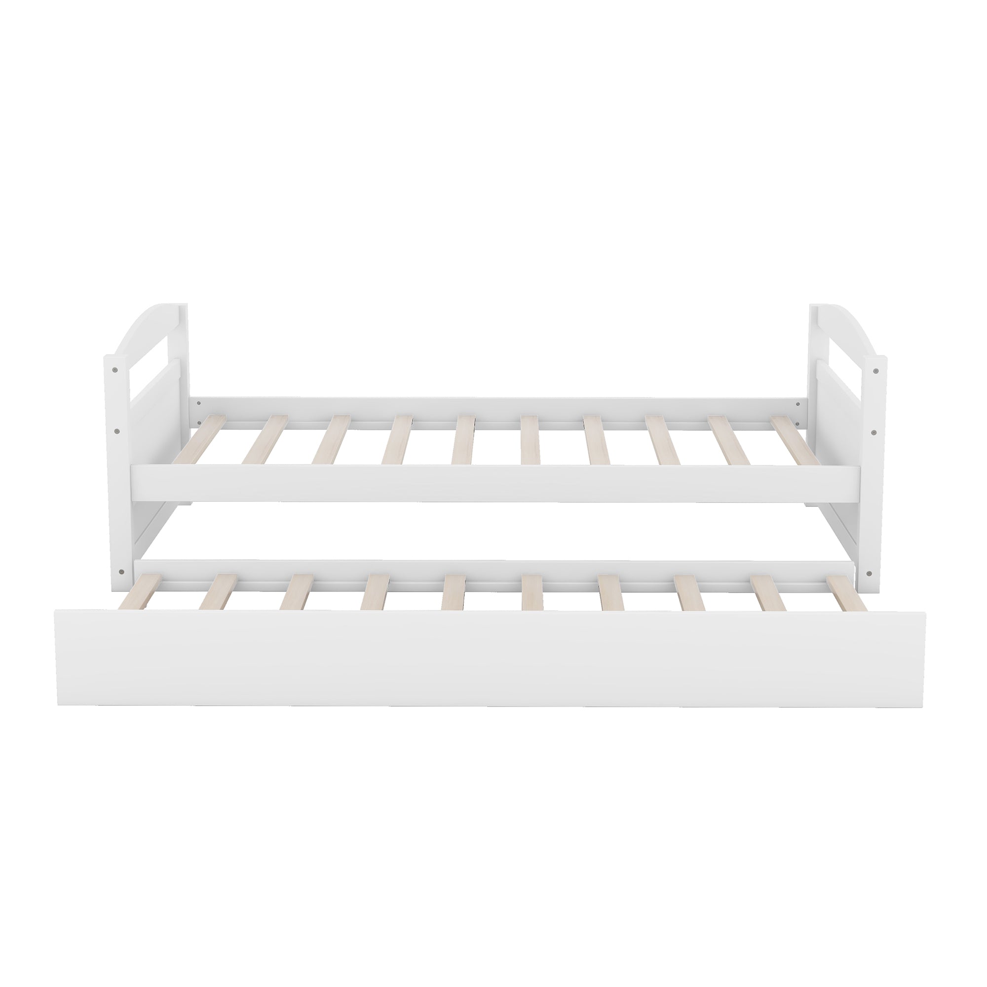 Twin Size Daybed with Trundle, White - Atlantic Fine Furniture Melbourne FL