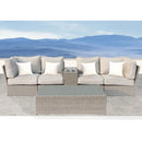 Stylish Modular Wicker Patio Seating Group