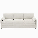 Cozy Upholstered 3 Seater Sofa Plush Cushion For Living Room
