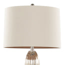 Spade - Contemporary Table Lamp (Set of 2) - Mercury / Nickel / Natural