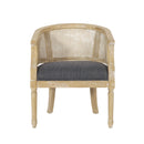 Curved Backrest Accent Chair