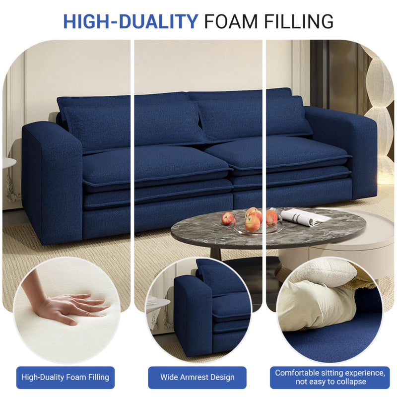 Sleeper Pull Out Sofa Bed, 3 In 1 Convertible Chaise Lounge