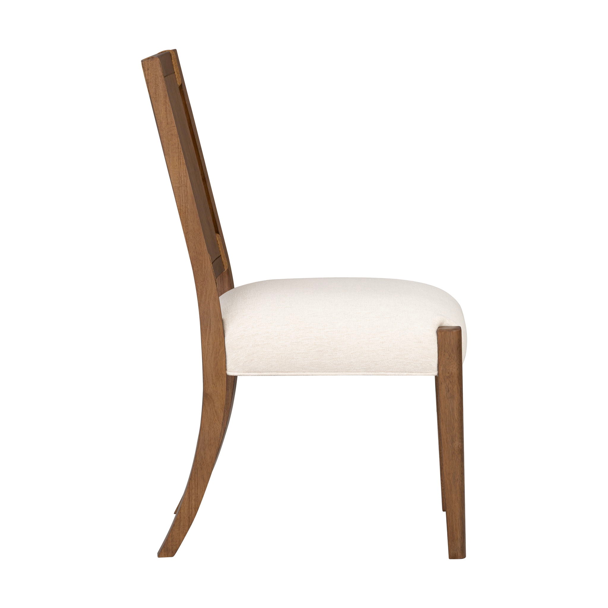 Lincoln - Upholstered Dining Chair - Brown / Milk