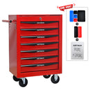 Rolling Metal Tool Chest With Drawers, Steel Storage Cabinet With Ball Bearing Slides
