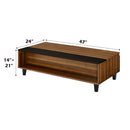 Avala - Coffee Table - Walnut & Black - Atlantic Fine Furniture Inc
