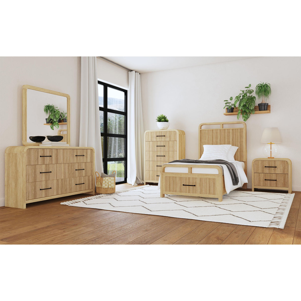 Ridgemont Storage Bed in Black by Elements International, view 32