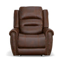 Oscar - Power Recliner With Power Headrest - Pumpernickel