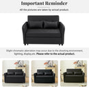 Convertible Sleeper Bed, Adjustable Oversized Armchair With 3 USB Ports