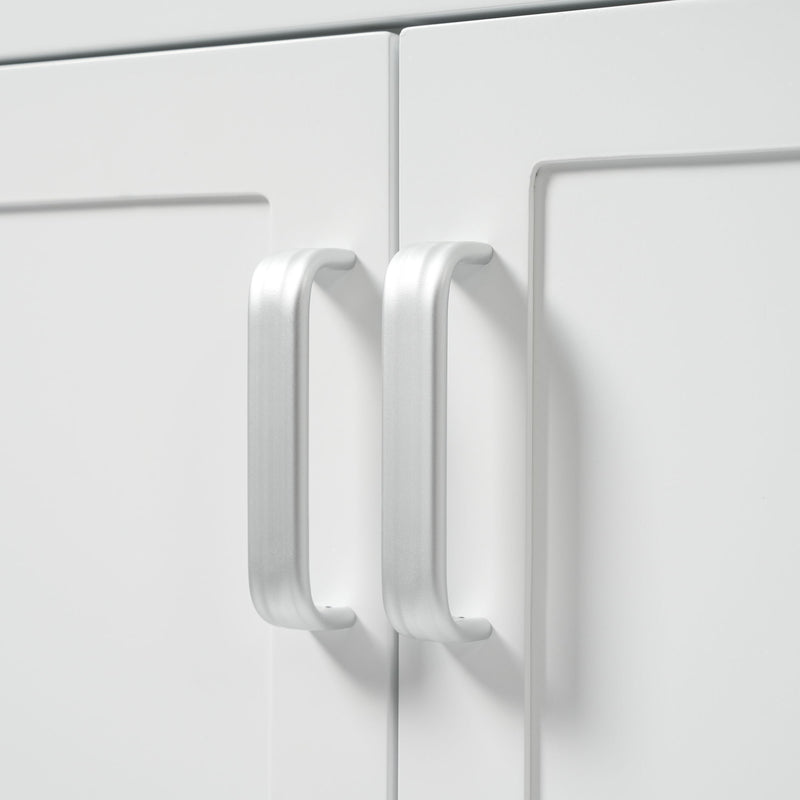 Bathroom Vanity With Sink, 2 Doors 8 Drawers, Soft Close System, Classic Design