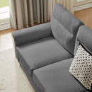 3 Seater Elegant Stationary Sofa