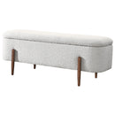 Sarna - Storage Bench - Ivory